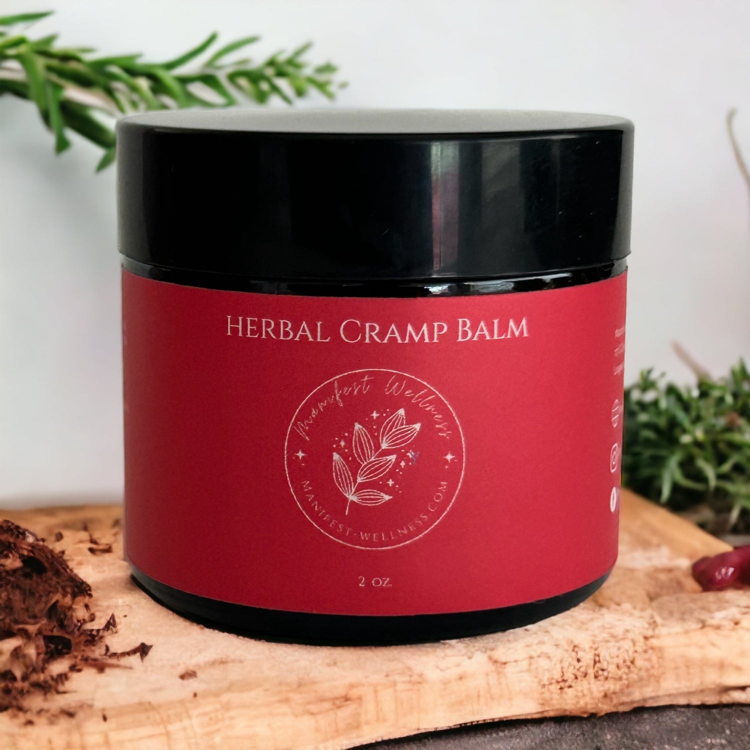 Cramp Balm with Cramp Bark, White Willow Bark and Essential Oils