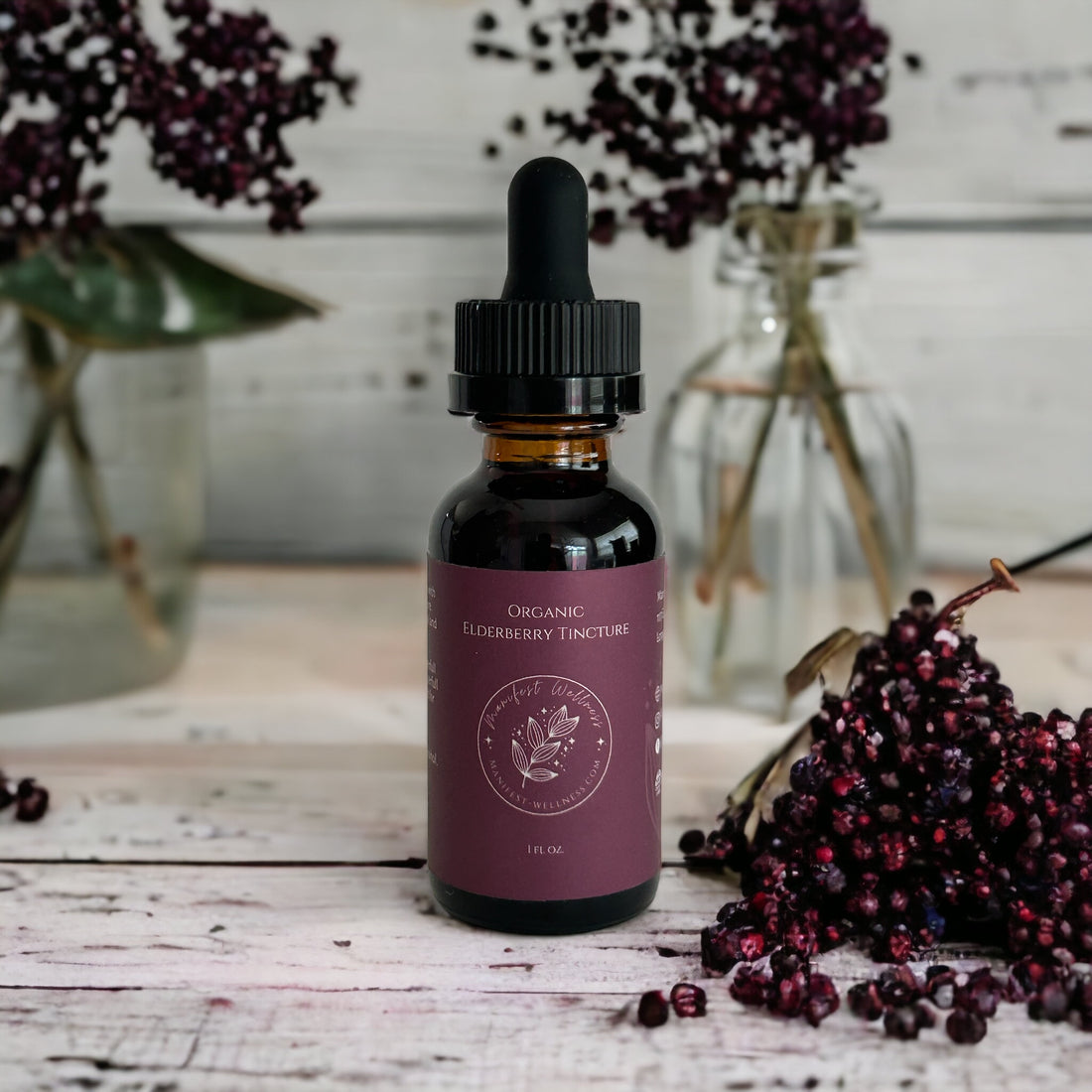 Elderberry Glycerite for Immune Support with Organic Ingredients